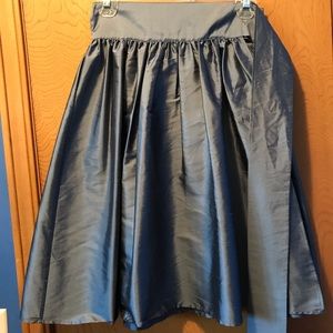 kate hill silk wrap skirt